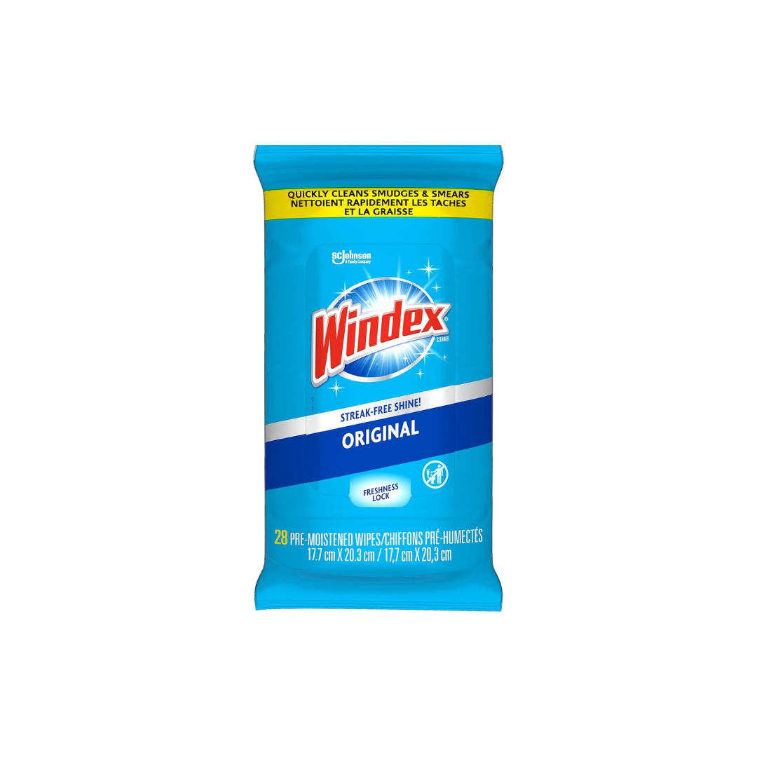 Windex Original Glass and Window Cleaner Wipes