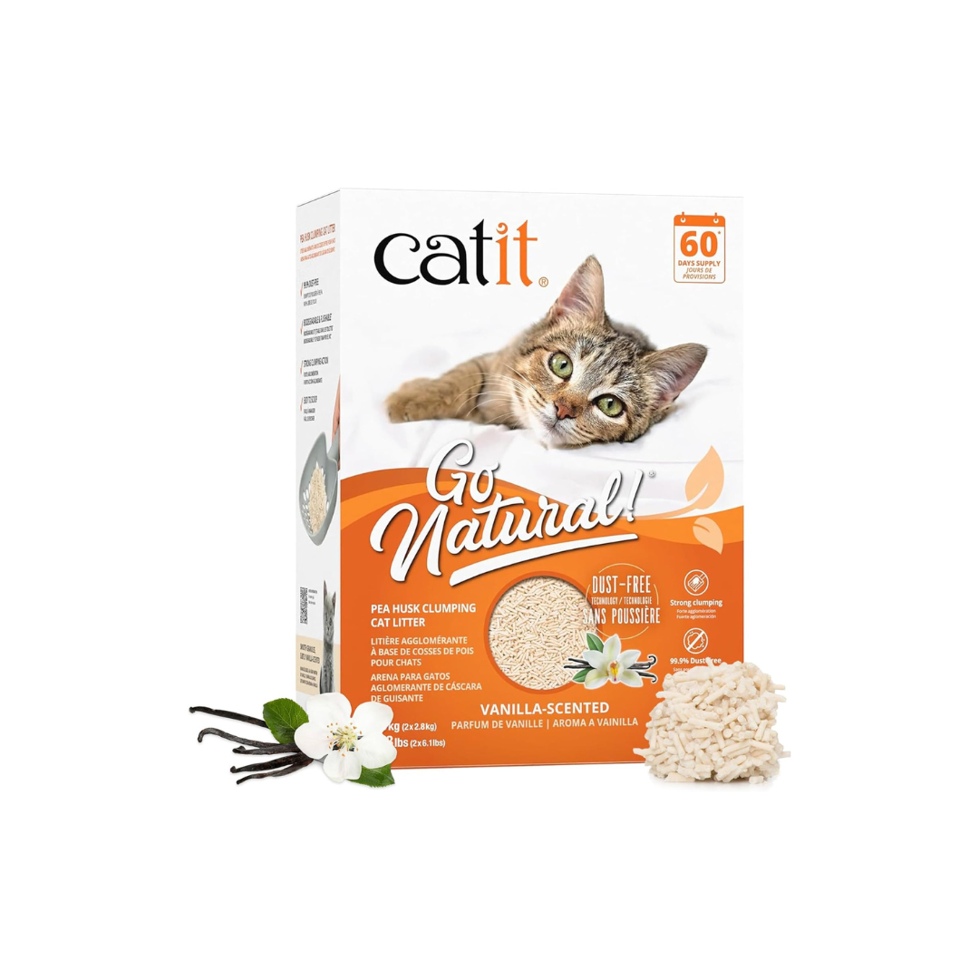 Catit Go Natural Pea Husk Clumping Cat Litter