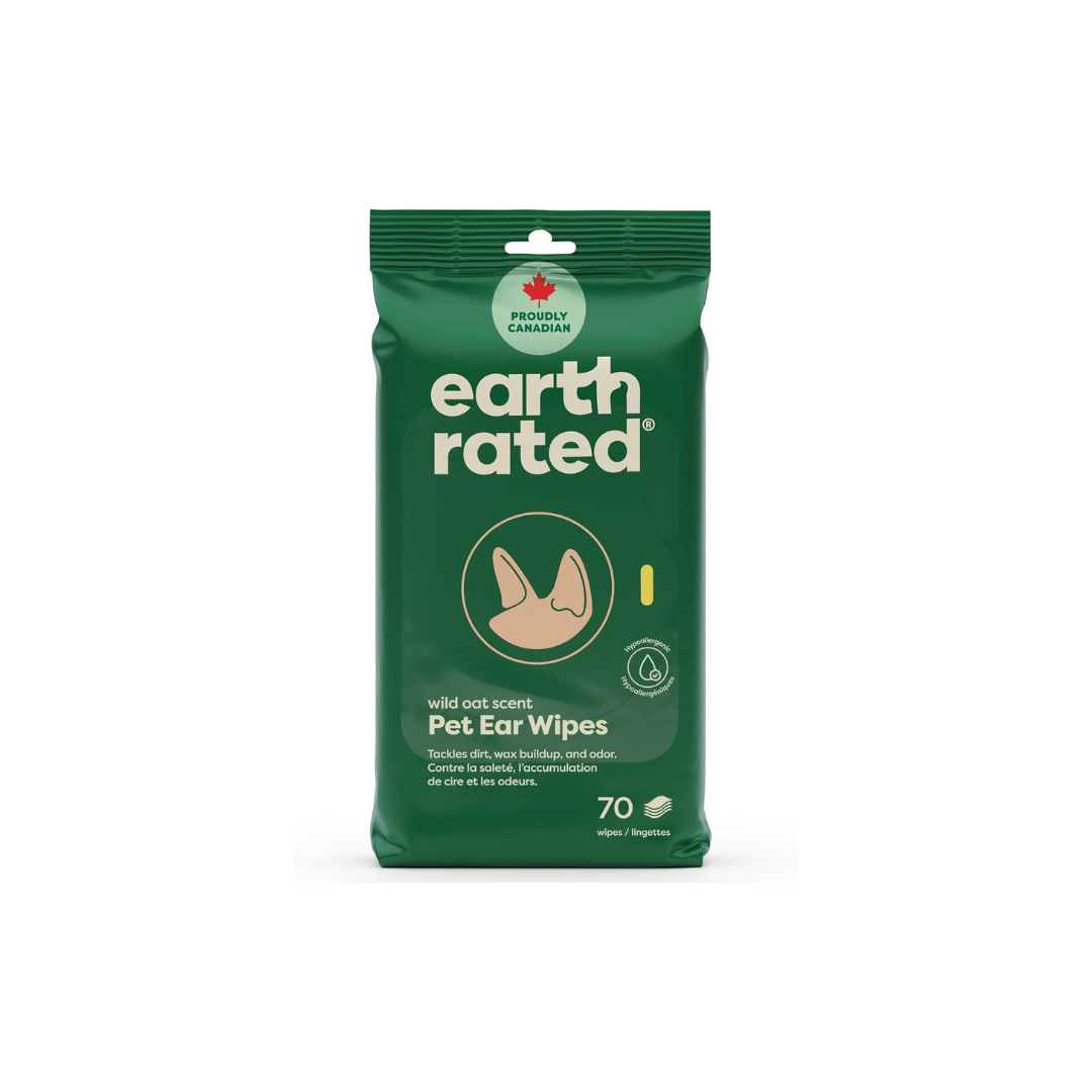 Earth Rated, Pet Ear Wipes 70 Count