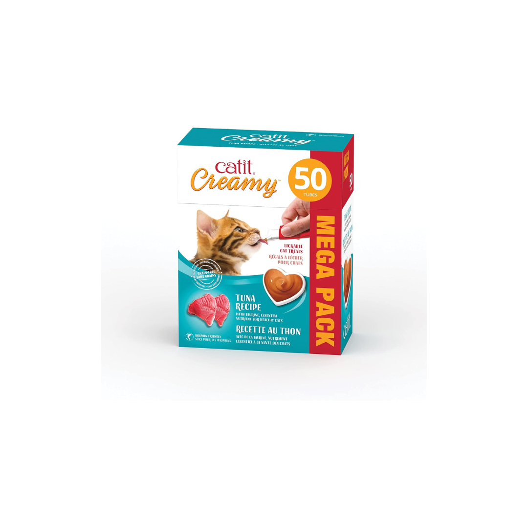 Catit Creamy Tuna Treat - 50 Tubes