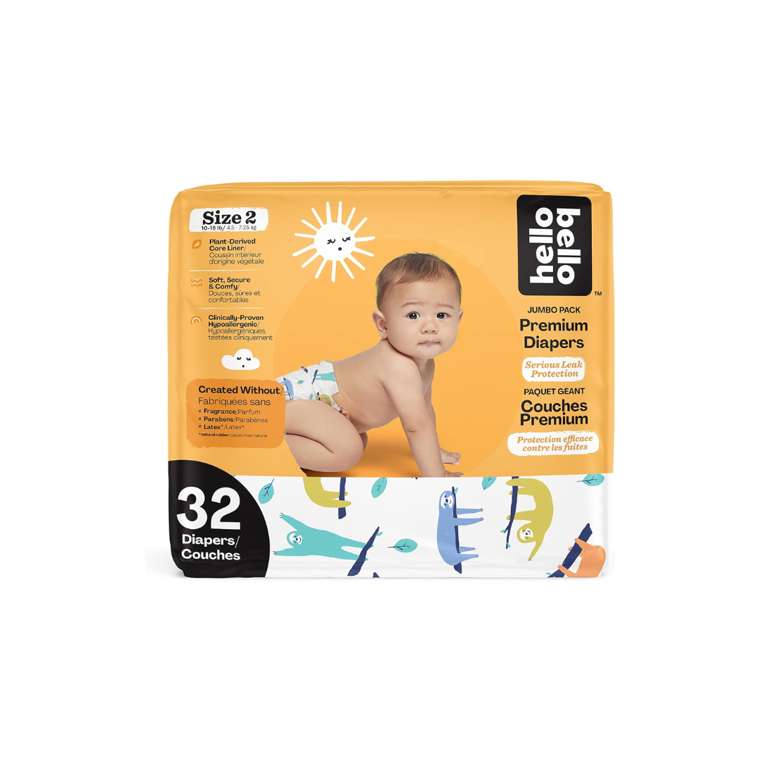 Hello Bello Jumbo Diaper Pack Size 2 32 Count