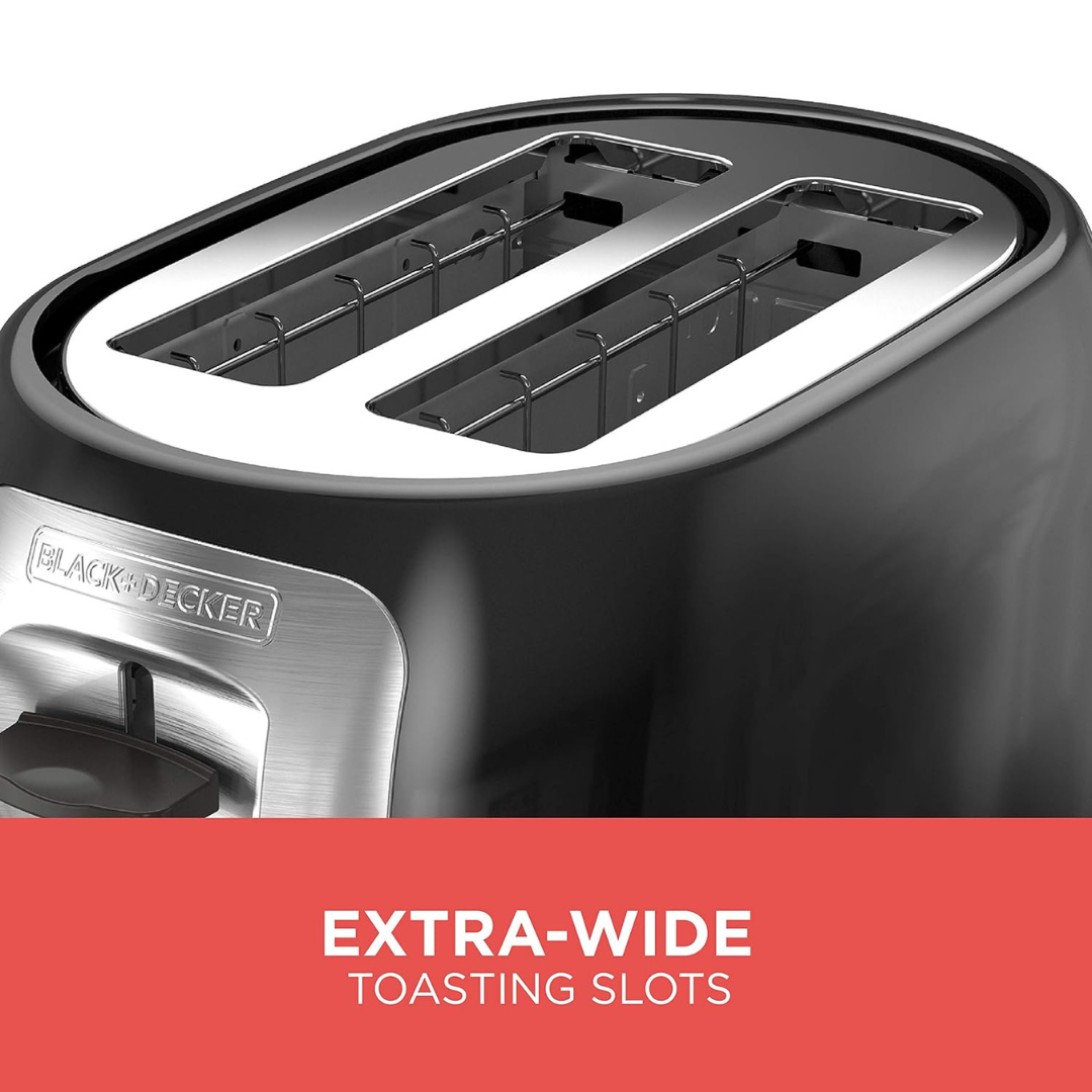 BLACK+DECKER 2-Slice Extra Wide Slot Toaster
