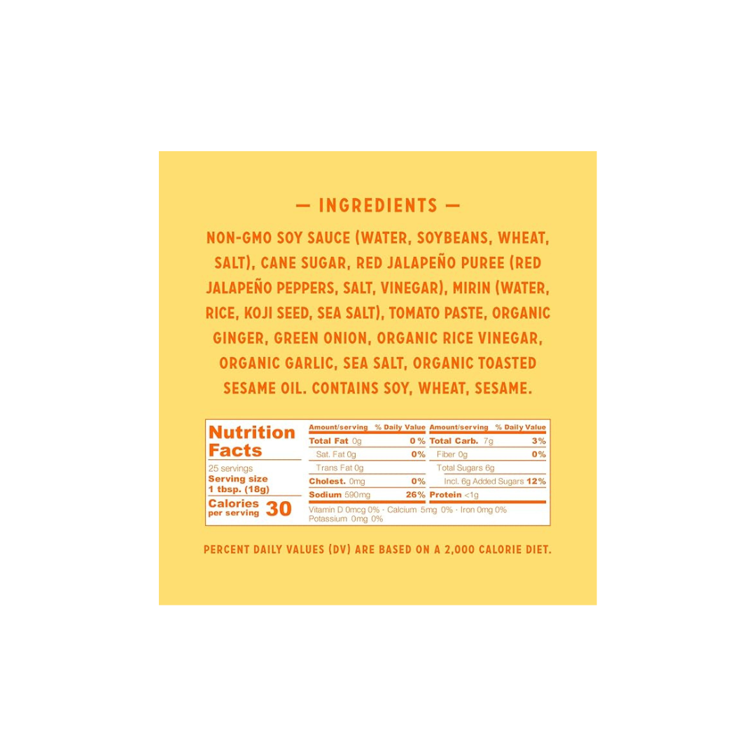 BACHAN'S HOT AND SPICY JAPANESE BARBECUE SAUCE