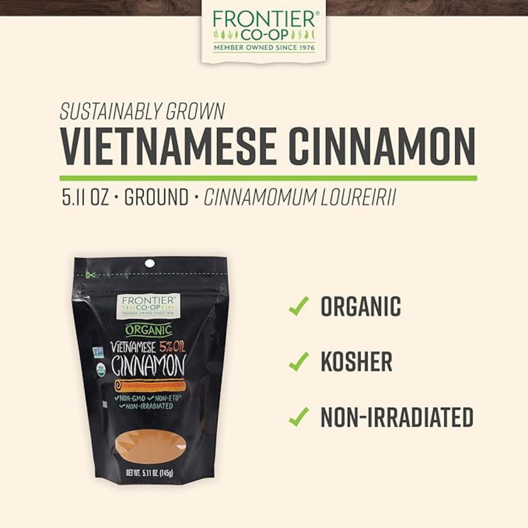 Frontier Co-op Organic Ground Vietnamese Cinnamon 5.11oz