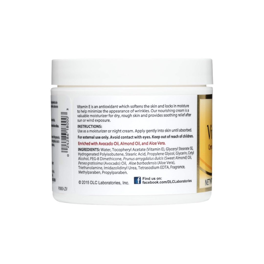 De La Cruz Vitamin E Cream, 4 Ounce
