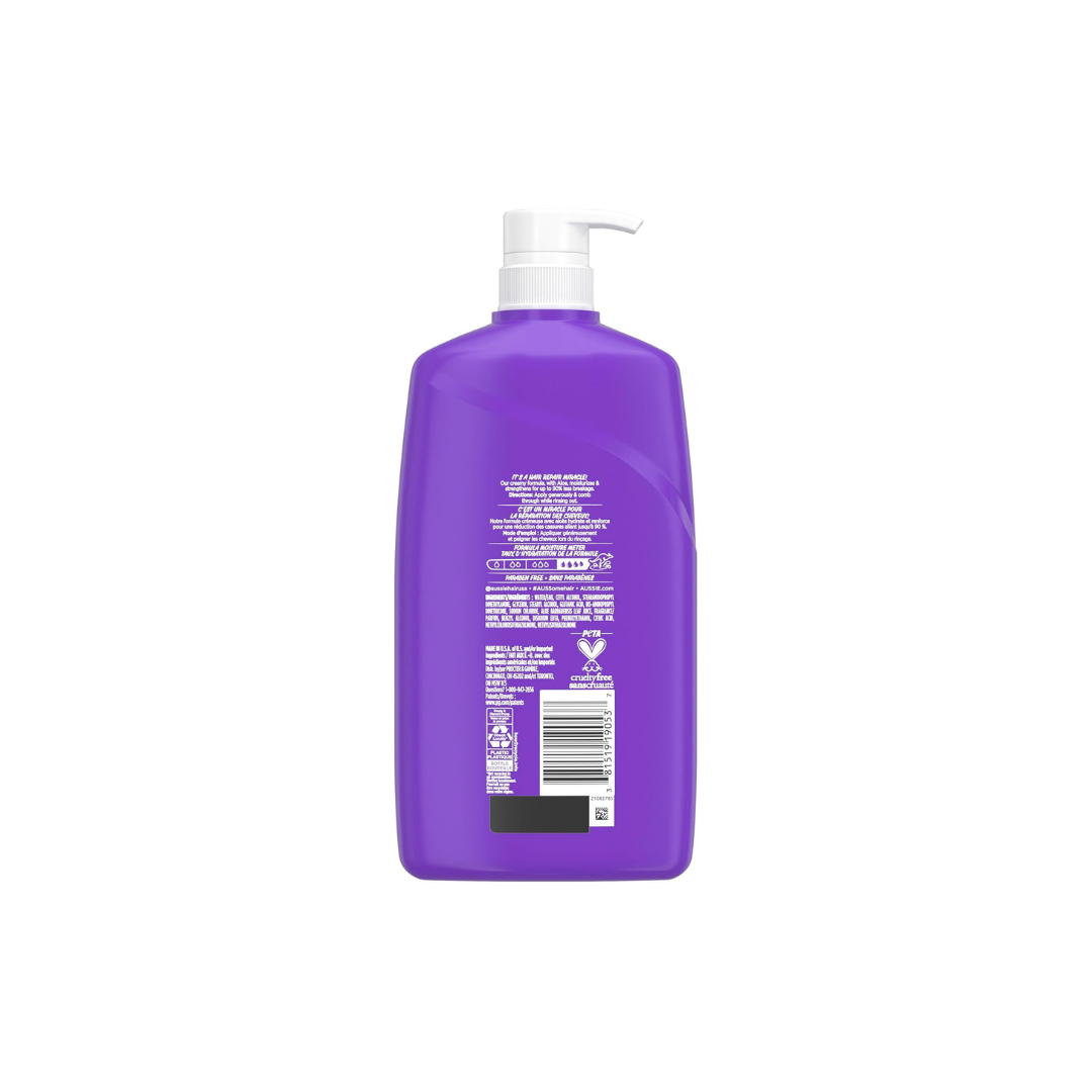 Aussie Miracle Repairer Conditioner with Aloe for All Hair Types, Paraben Free, 778 mL