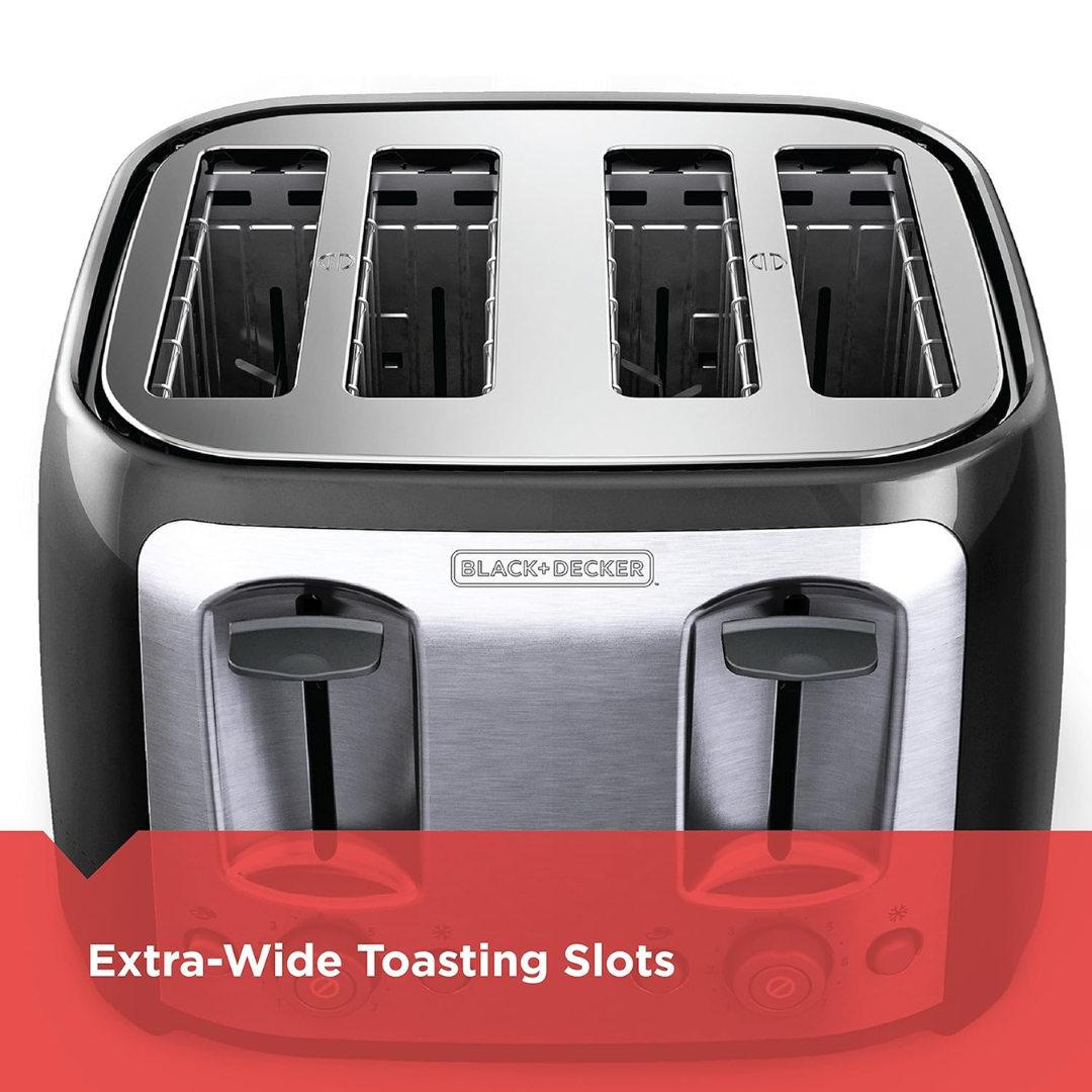 BLACK+DECKER Toaster 4 Slice