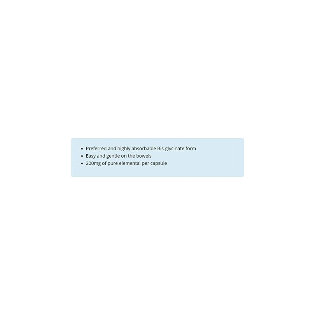 CanPrev Pure Magnesium Bisglycinate 200mg, Gentle, 240 V-Caps