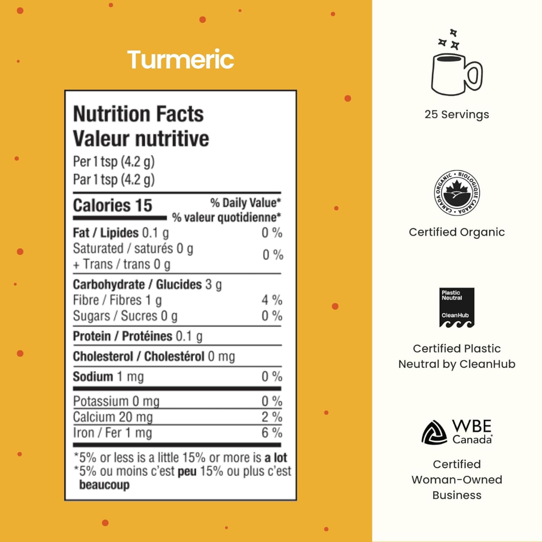 Blume Golden Milk with Turmeric and Ginger, 25 Servings