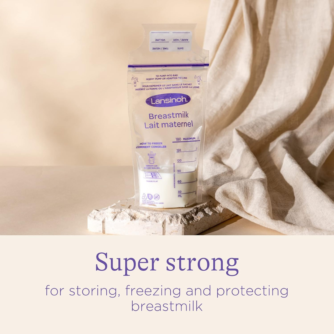 Lansinoh Breastmilk Storage Bags, 100 Count