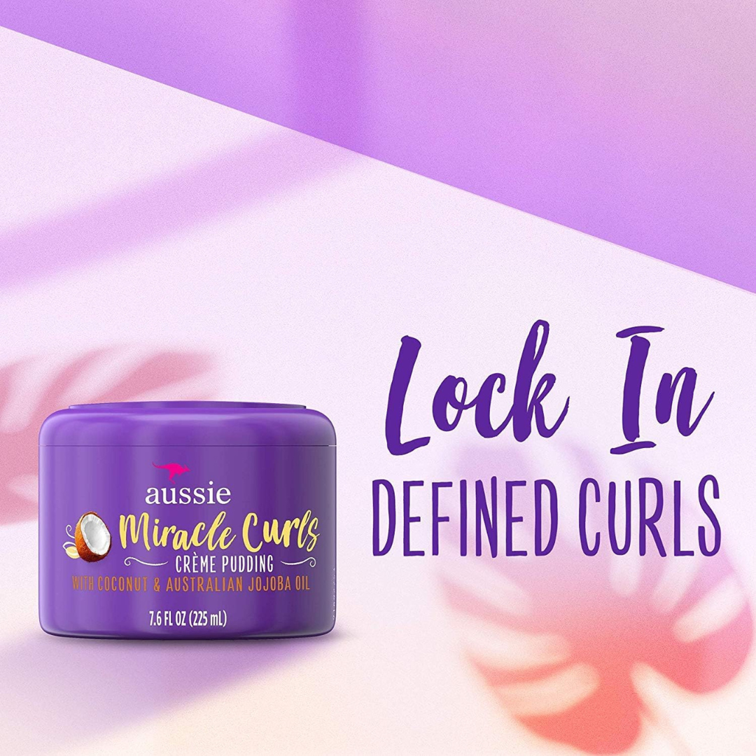 Aussie Creme Pudding Miracle Curls 7.6 Ounce Jar (225ml)