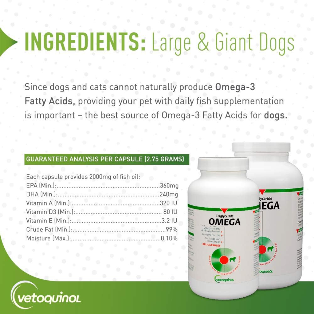 Vetoquinol Omega Fatty Acids for Large & Giant Breed Dogs