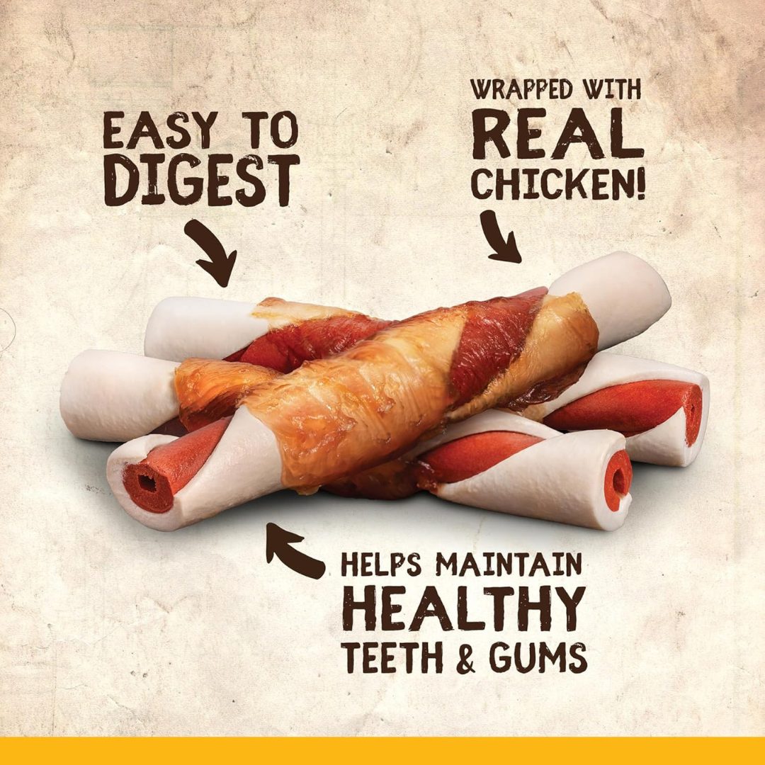 Zoe Better Than Rawhide Dog Treats 4 Large Twists