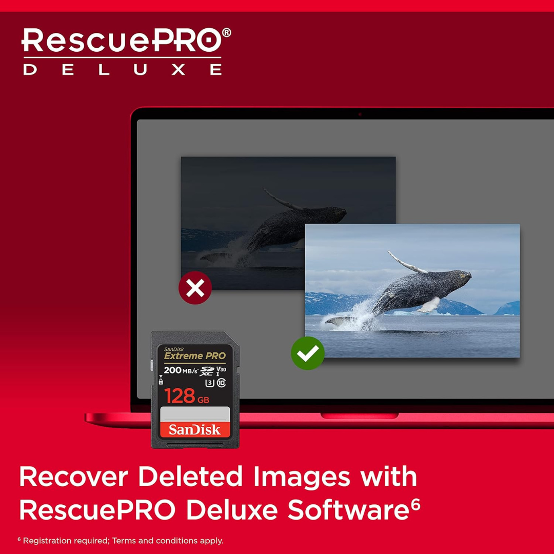 SanDisk 128GB Extreme PRO SDXC UHS-I Memory Card
