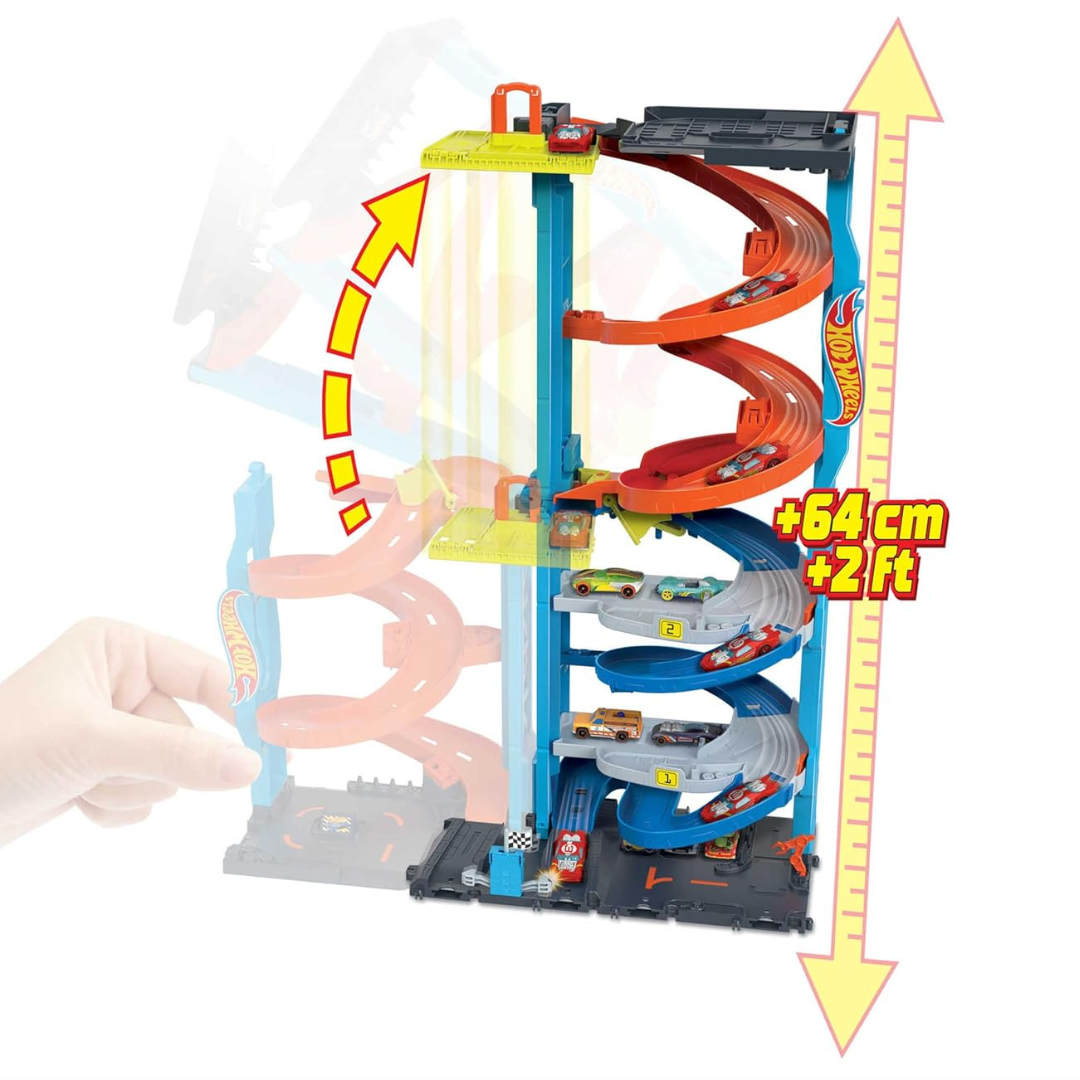 Hot Wheels City Toy Car Track Set