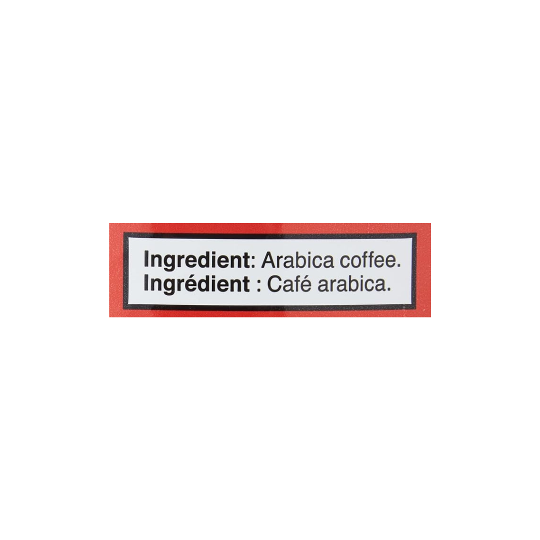 Tim Hortons Original Blend, Fine Grind Coffee, Medium Roast, 930g Can, red