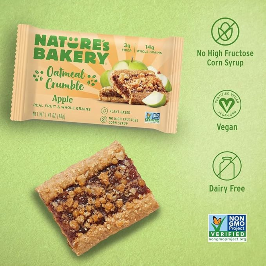 Nature's Bakery Oatmeal Apple Crumble Bars