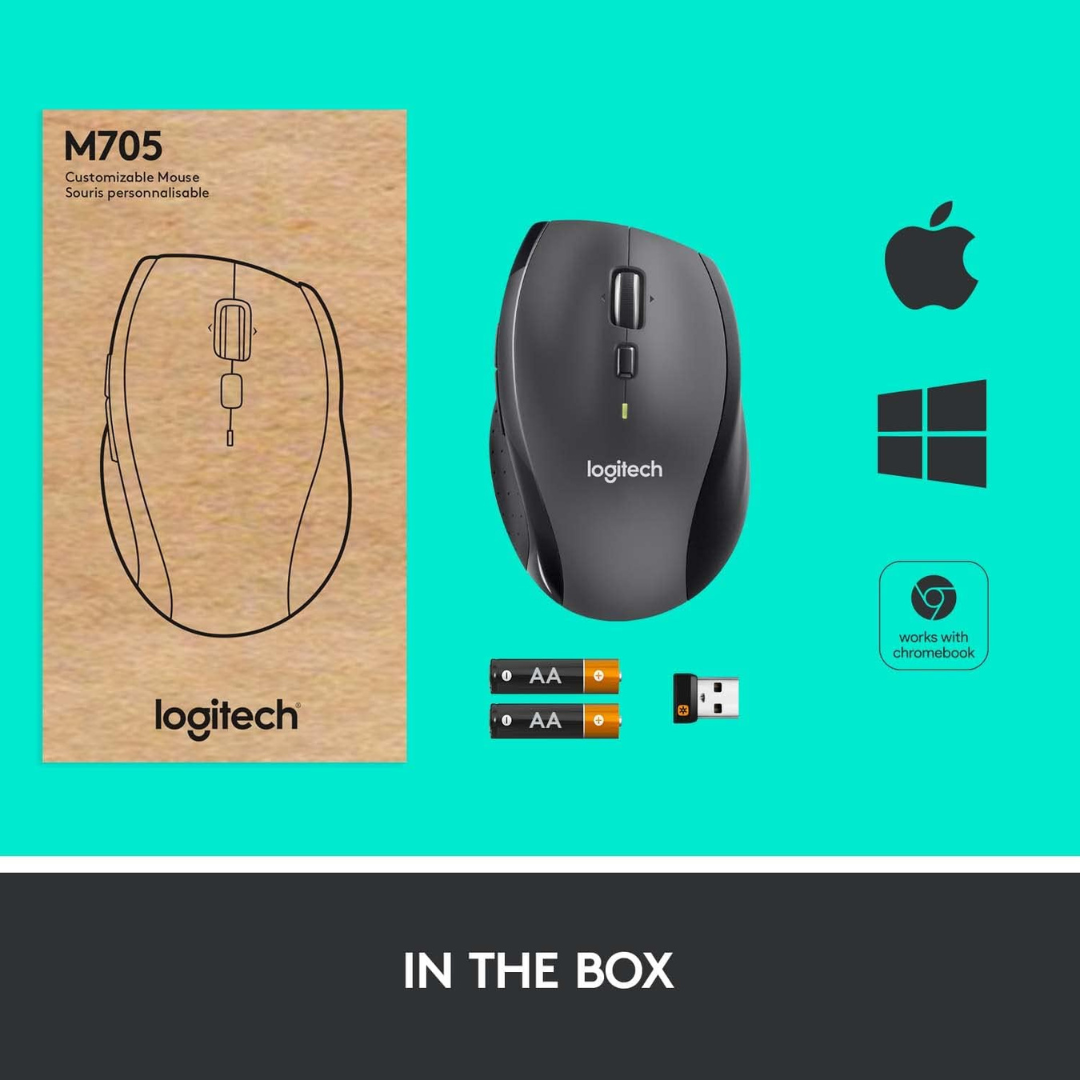 Logitech M705 Marathon Wireless Mouse