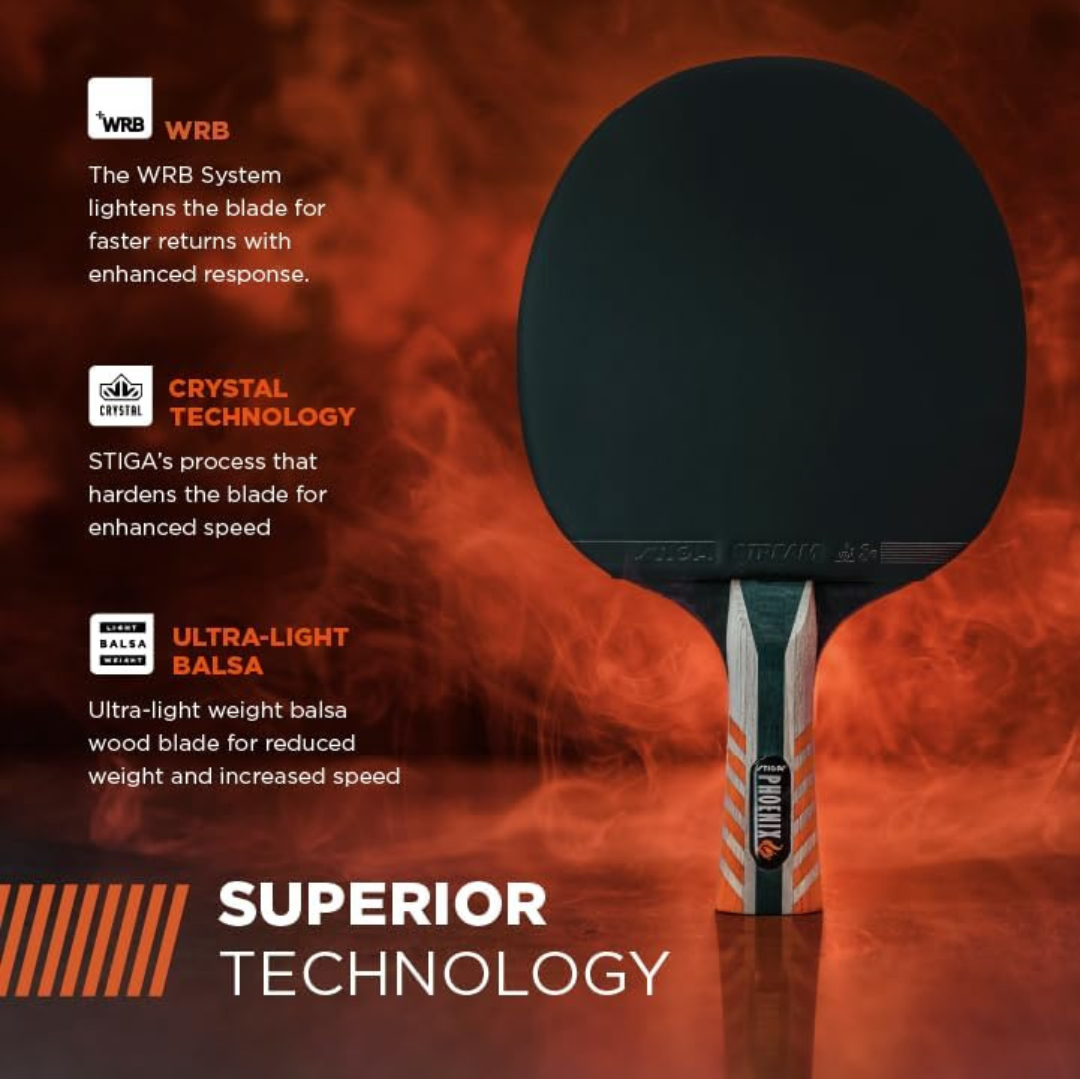 STIGA Phoenix Ping Pong Paddle