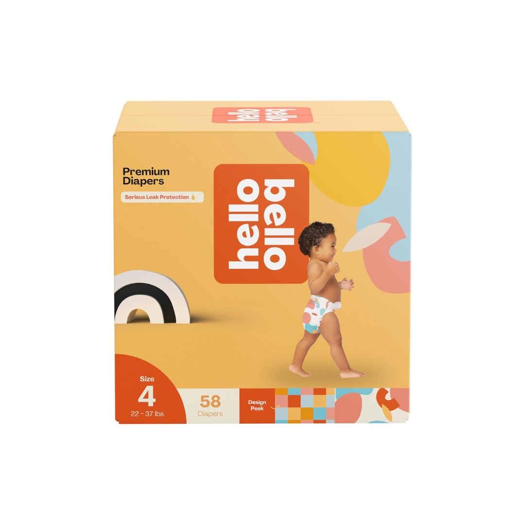 Hello Bello Premium Diapers Size 4, 58ct