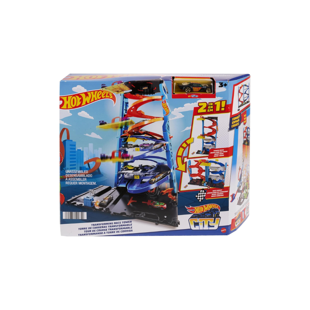 Hot Wheels City Toy Car Track Set