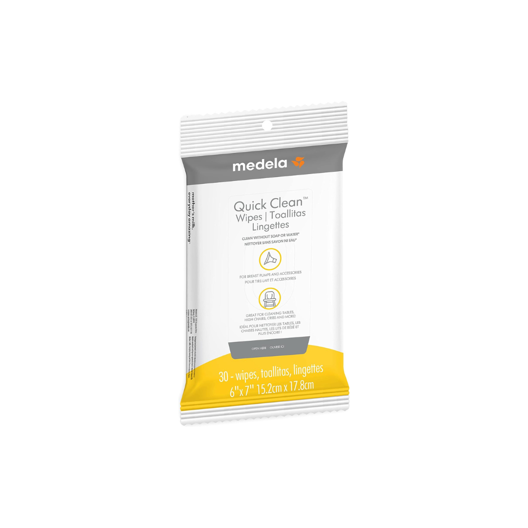 Medela New Quick Clean Wipes, 30 Count