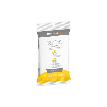 Medela New Quick Clean Wipes, 30 Count