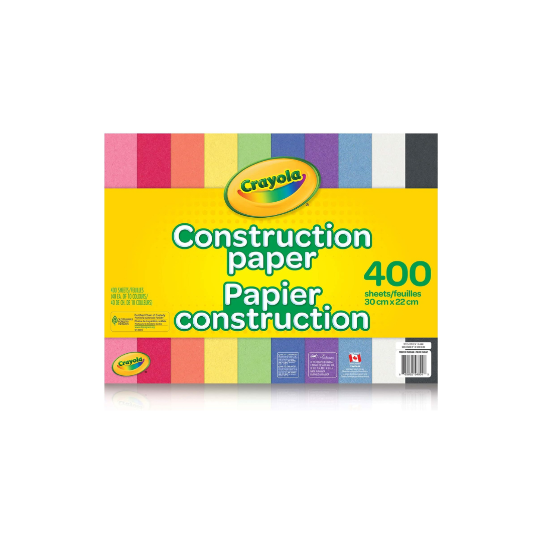 Crayola 400 Pages Construction Paper Pad