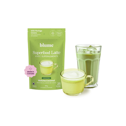 Blume Superfoods Latte Matcha Green Tea Powder 30 Servings