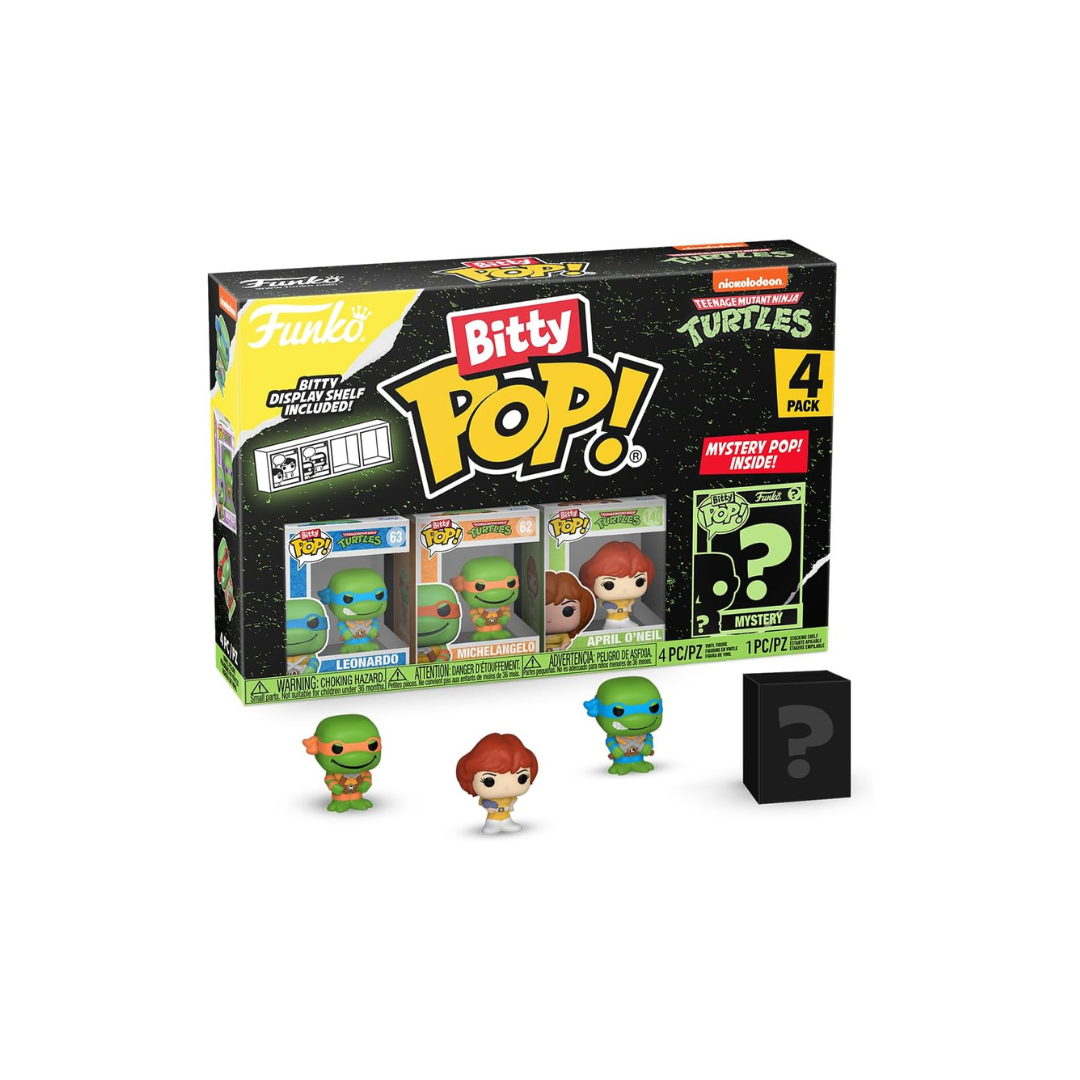 Funko Bitty Pop! Teenage Mutant Ninja Turtles Mini Collectible Toys 4-Pack