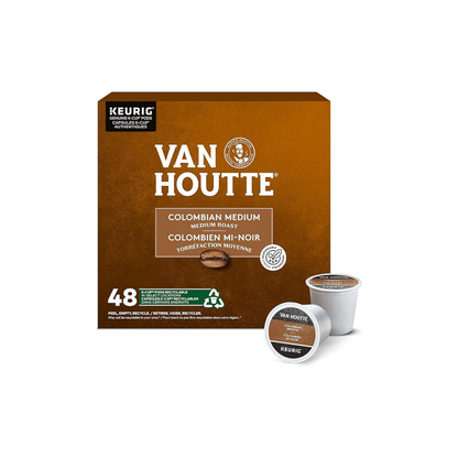 Van Houtte Colombian Medium Roast K-Cup Coffee Pods, 48 Count For Keurig Coffee Makers