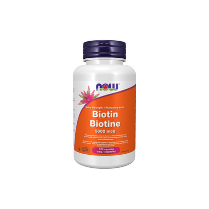 Now Biotin 5,000mcg 120vcap