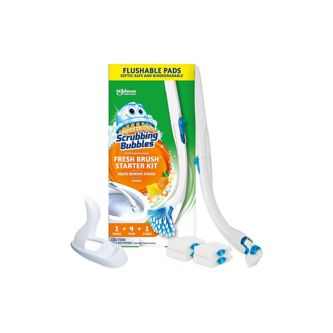 Scrubbing Bubbles Fresh Brush Toilet Bowl Cleaning System Starter Kit