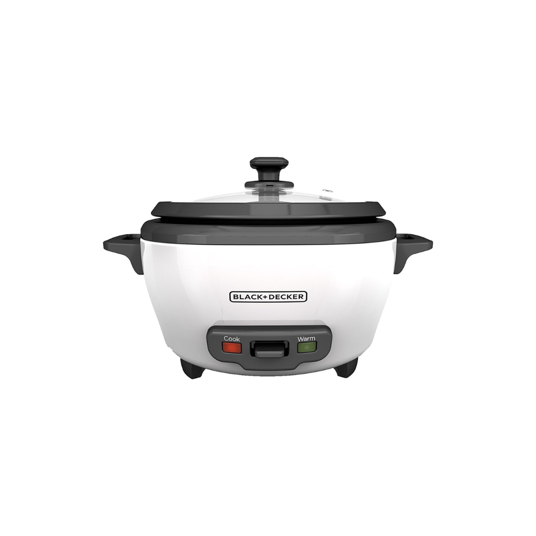 BLACK+DECKER 2-in-1 Rice Cooker & Food Steamer