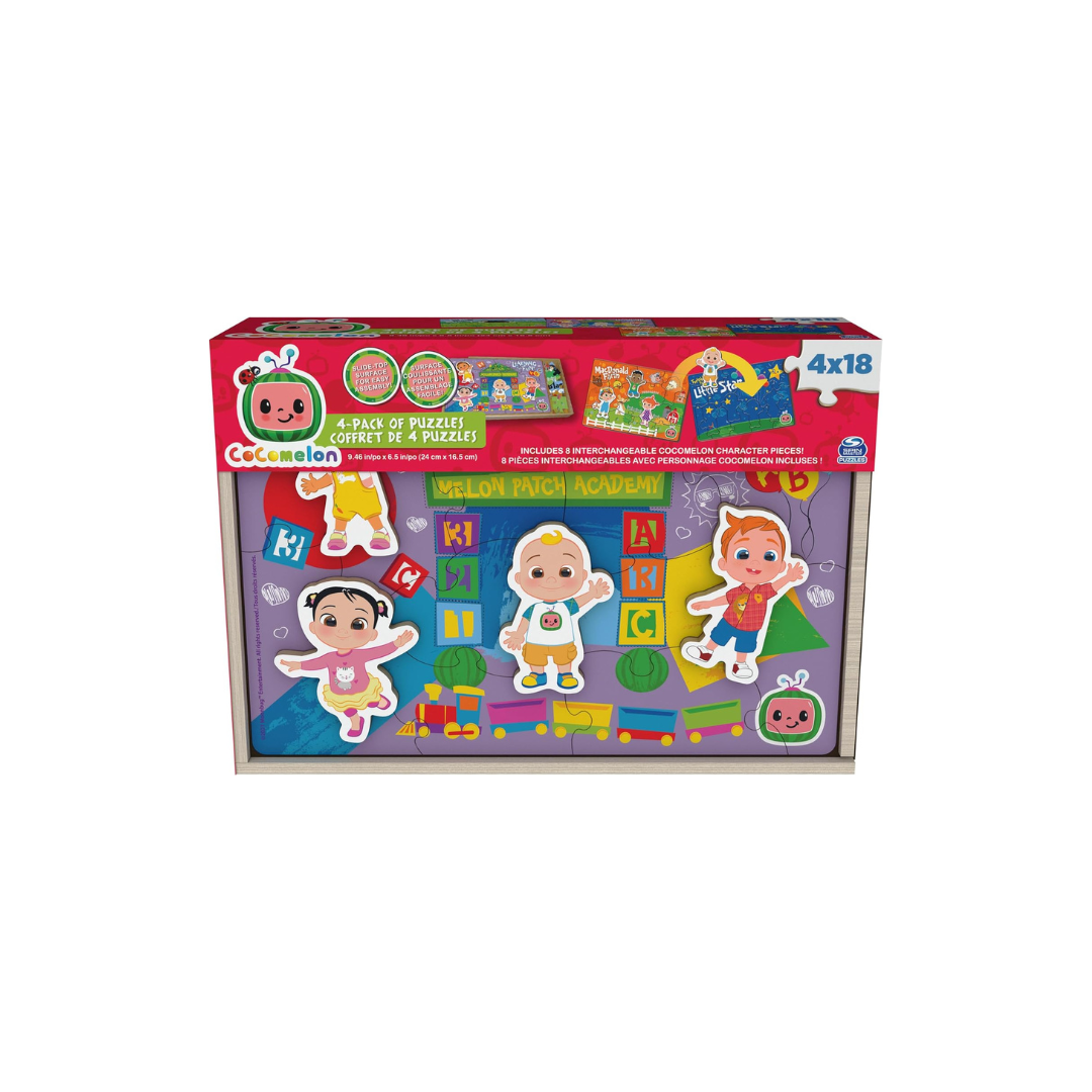 CoComelon Puzzles 4-Pack