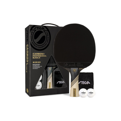 STIGA Carbon+ Bundle Ping Pong Paddle Set