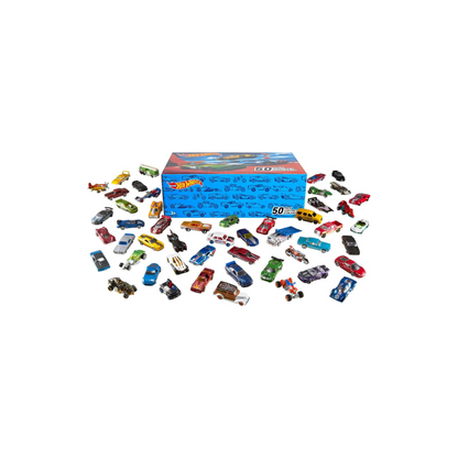 Hot Wheels Toy Trucks & Cars, 50-Pack