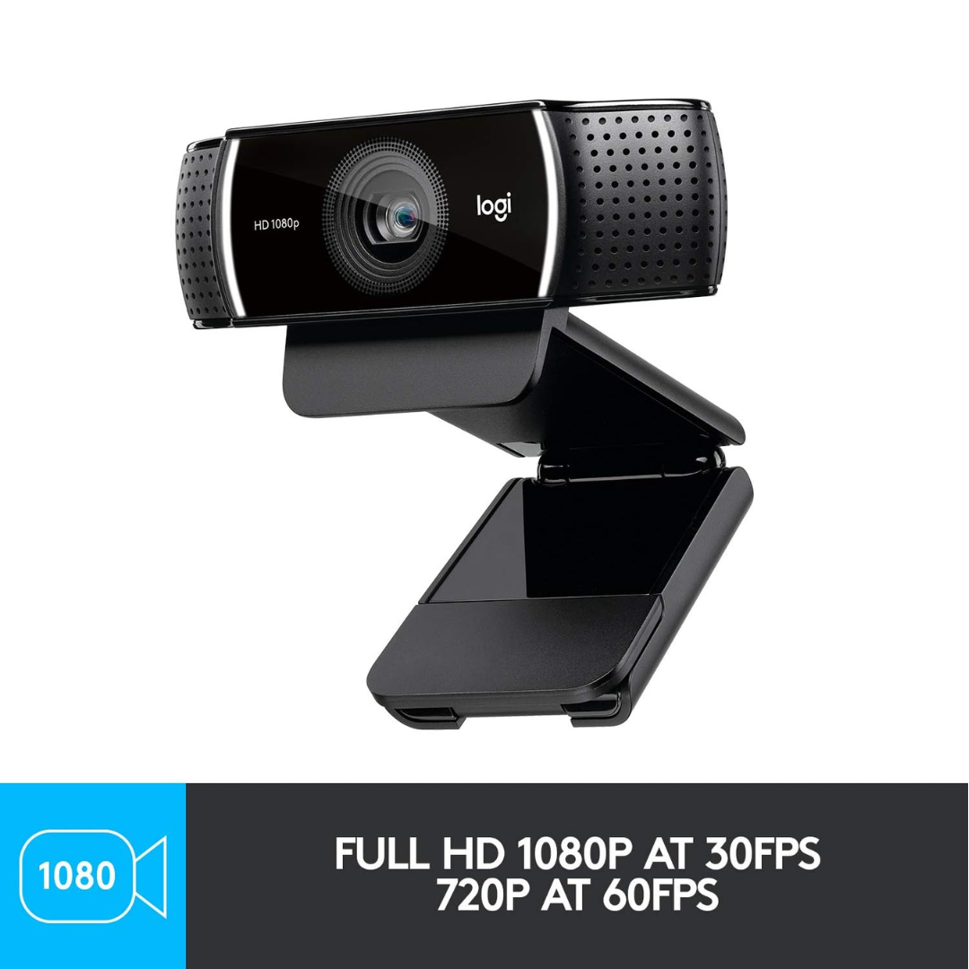 Logitech C922x Pro Stream Webcam 1080p