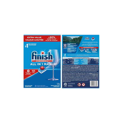 Finish Power Ball All In 1 Max Dishwasher Detergent Pods