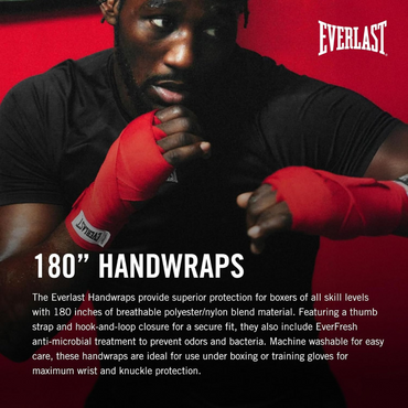 Everlast Core 120” Hand Wraps 3-Pack