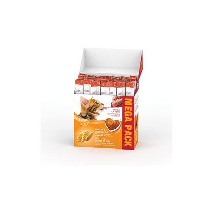 Catit Creamy Treats, Chicken & Liver, 50 tubes