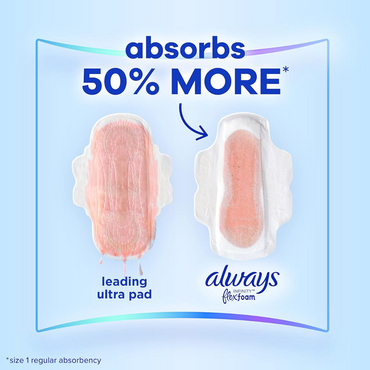Always, Infinity With FlexFoam Pads For Women, Size 3, 28 Count
