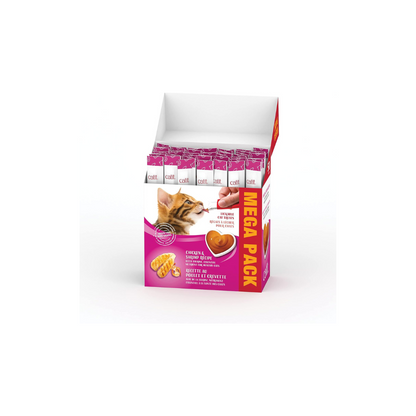 Catit Creamy Treats, Chicken & Shrimp, 50 tubes