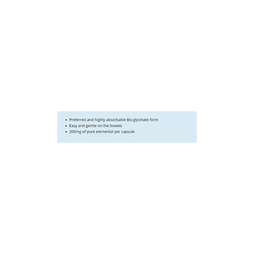 CanPrev Pure Magnesium Bisglycinate 200mg, Gentle, 240 V-Caps