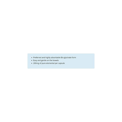 CanPrev Pure Magnesium Bisglycinate 200mg, Gentle, 240 V-Caps