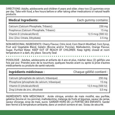 NATURE'S BOUNTY Calcium With D3 & Zinc, 300g