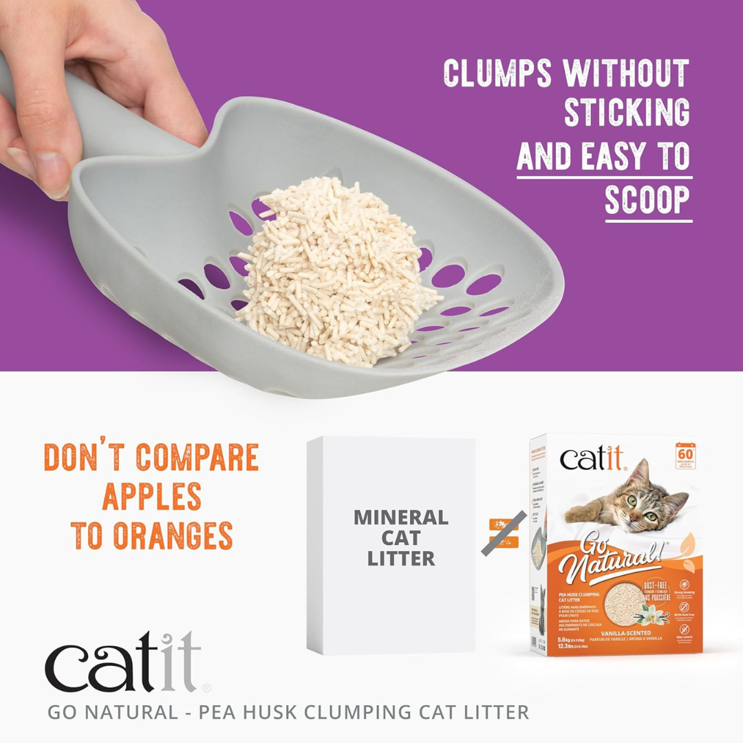 Catit Go Natural Pea Husk Clumping Cat Litter
