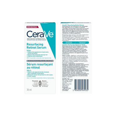 CeraVe Resurfacing RETINOL Serum For Face with niacinamide, 30ML