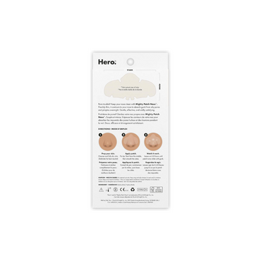 Mighty Patch Nose from Hero Cosmetics - Hydrocolloid Pimple Patch for Nose (10 Count)