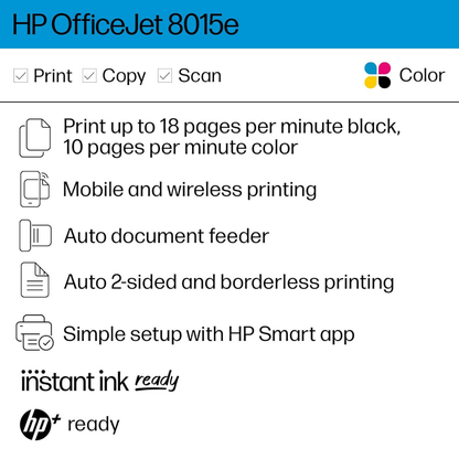 HP OfficeJet 8015e All-in-One Wireless